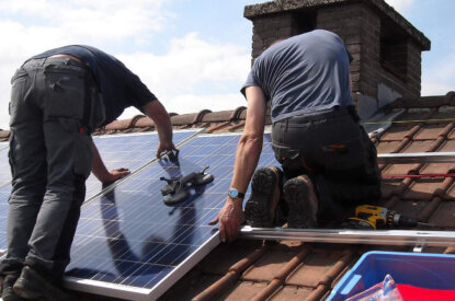 Saldering terug geleverde elektriciteit zonnepanelen op jaarbasis